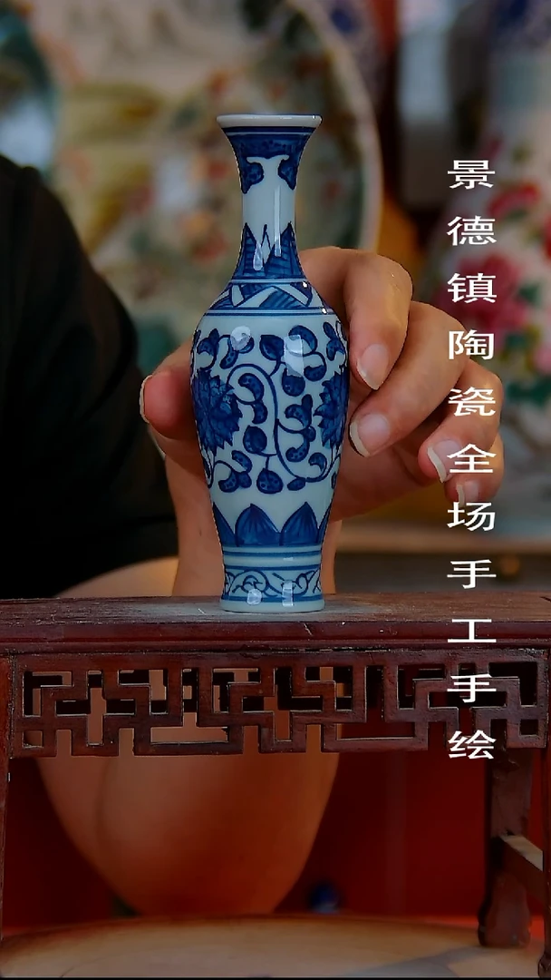 摆件景德镇陶瓷 全场手工手绘