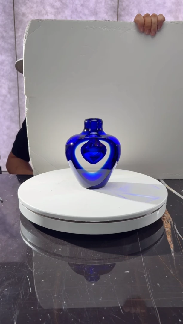 摆件璨石美学宝石蓝艺术香薰瓶