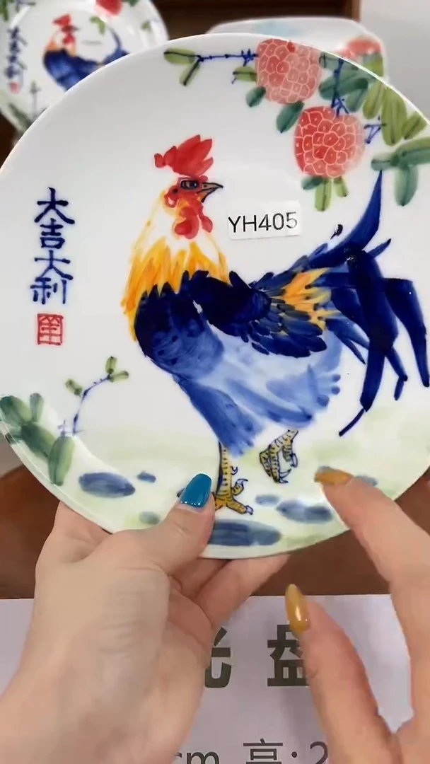 摆件景德镇手工手绘陶瓷