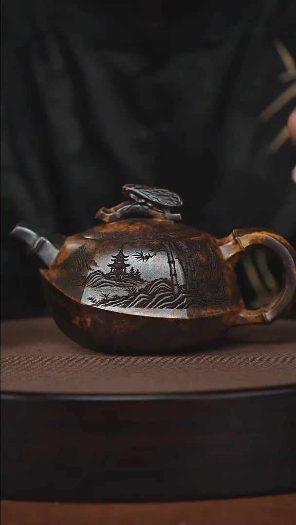 茶壶紫砂原矿紫砂壶