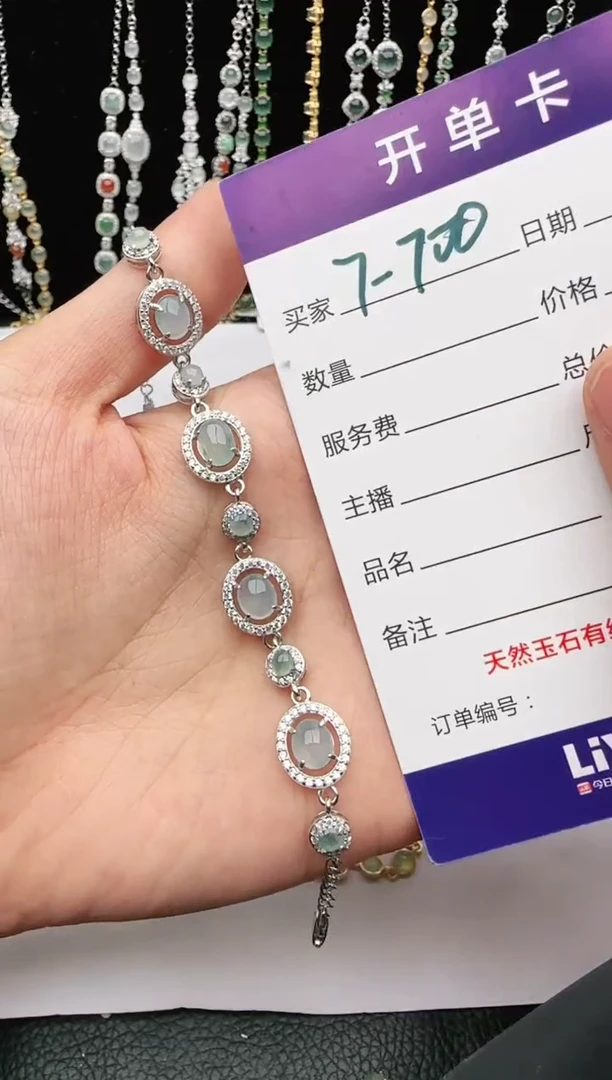 翡翠戒指银S925镶嵌2222