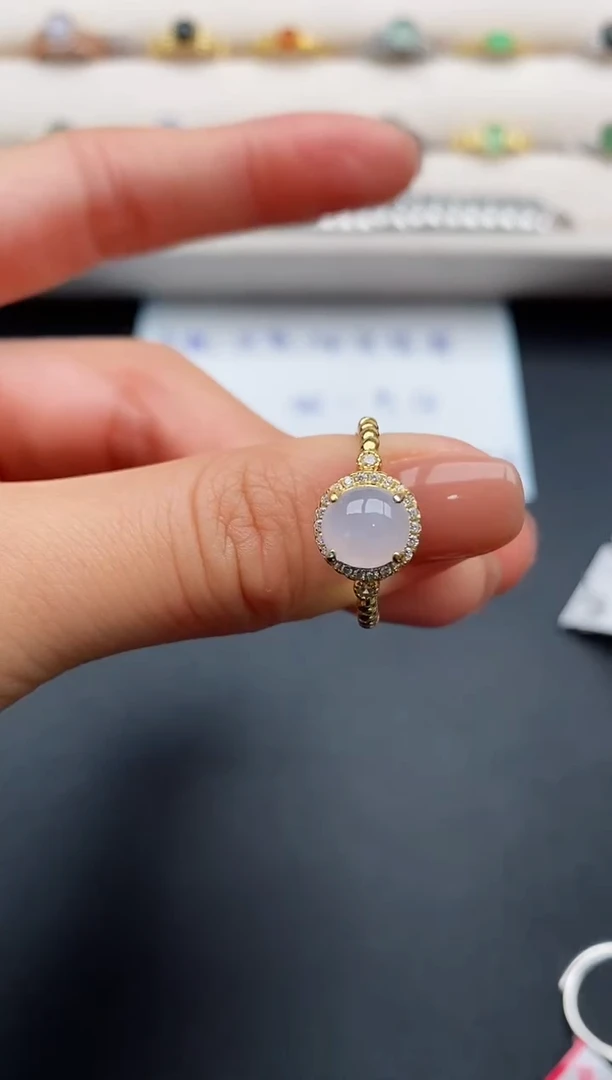 银S925镶嵌戒指翡翠111111111+5