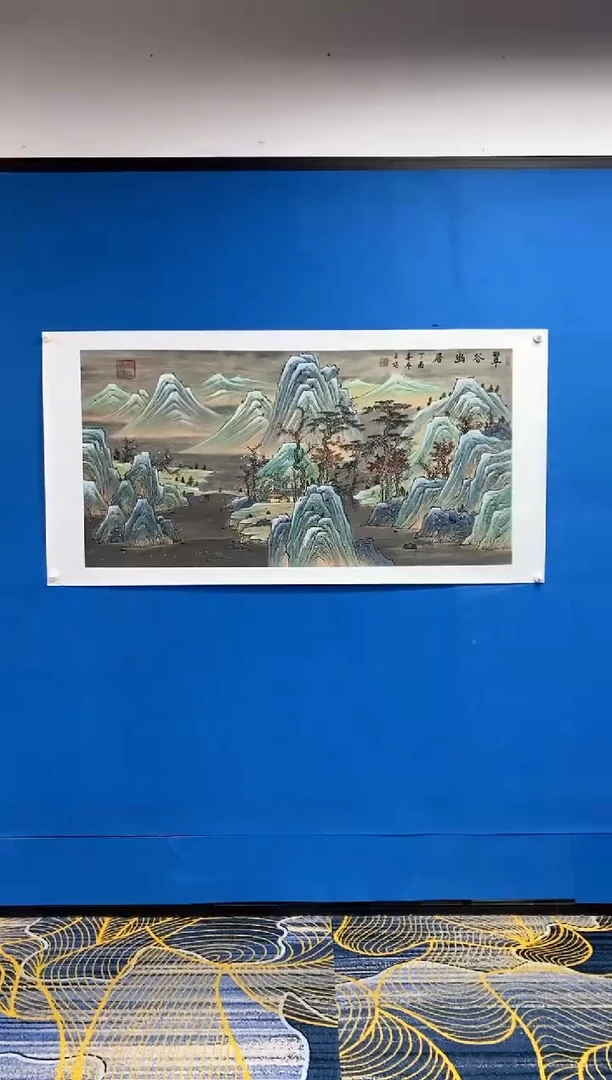 【闪购商品】国画张巨富  雪景山水横版