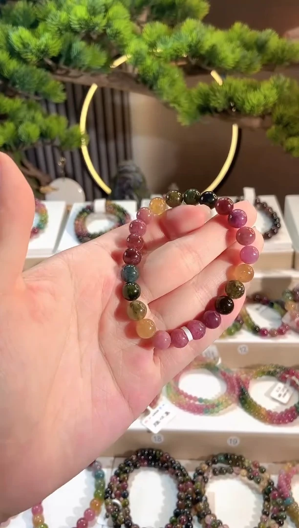 手串未镶嵌碧玺G2412单圈颜色微差发1