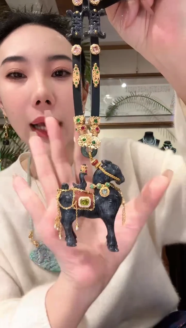 【闪购商品】翡翠颈饰未镶嵌国风