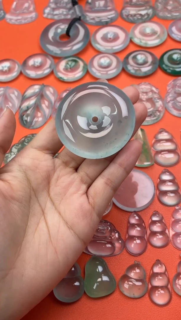 吊坠(不含链)未镶嵌翡翠51 平安扣 50.8 11.7