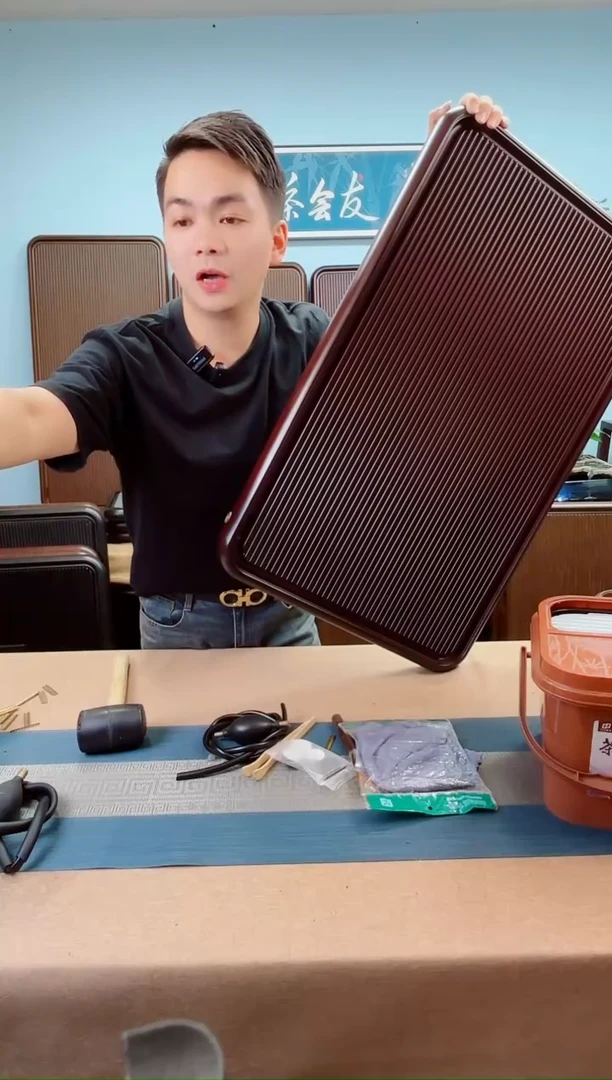 80*50*5千川大板红色款式茶盘