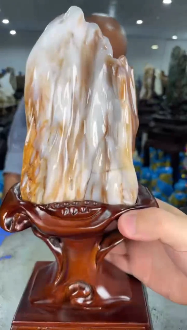 硅化玉摆件未镶嵌22