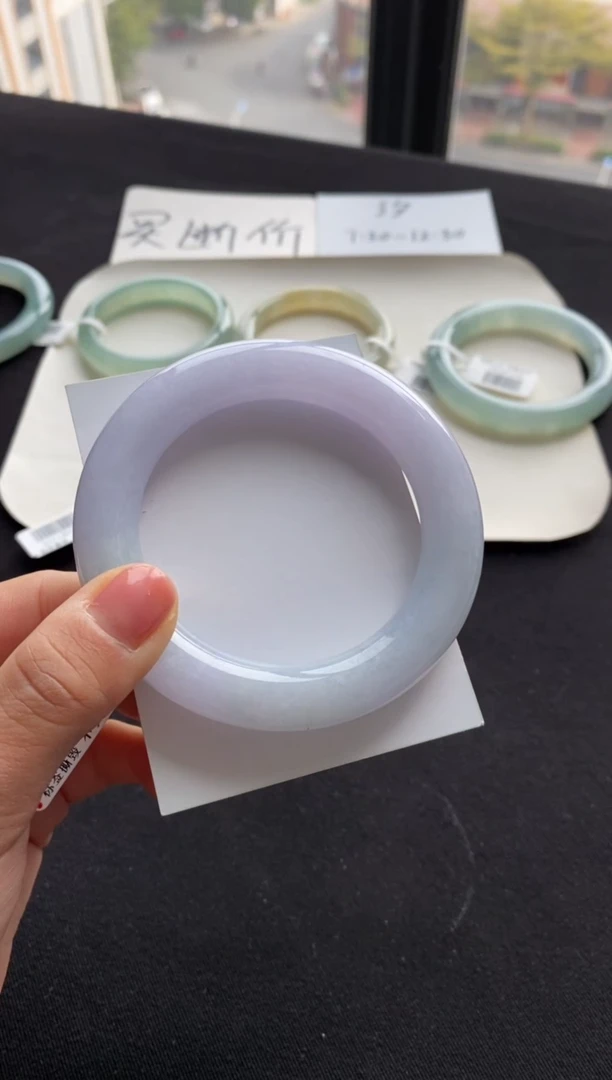 【闪购商品】翡翠手镯（圆镯）未镶嵌57圆条--不退不换