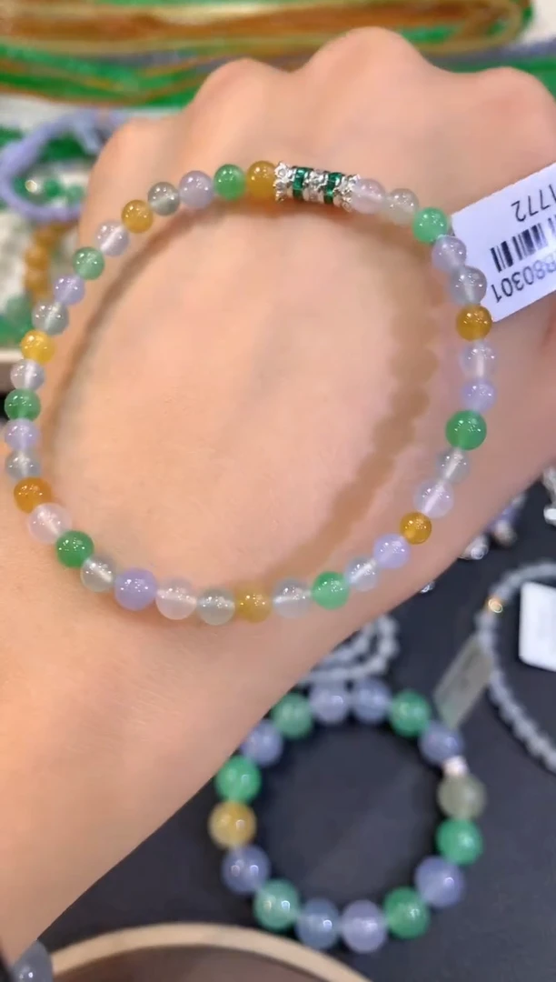 未镶嵌手串翡翠q174