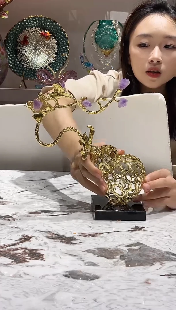 镂空葫芦摆件 现货
