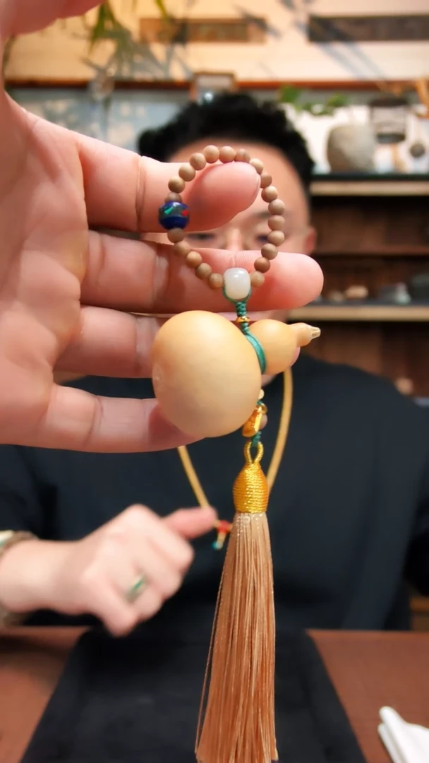 吊坠菩提根/象牙果菩提根配珠葫芦挂件ZD