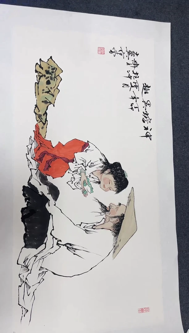 横款精品三尺人物，