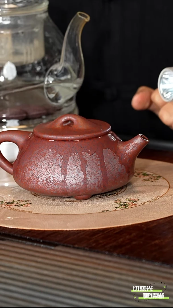 茶壶紫砂宜兴紫砂 CH 明砂料 石瓢 270cc