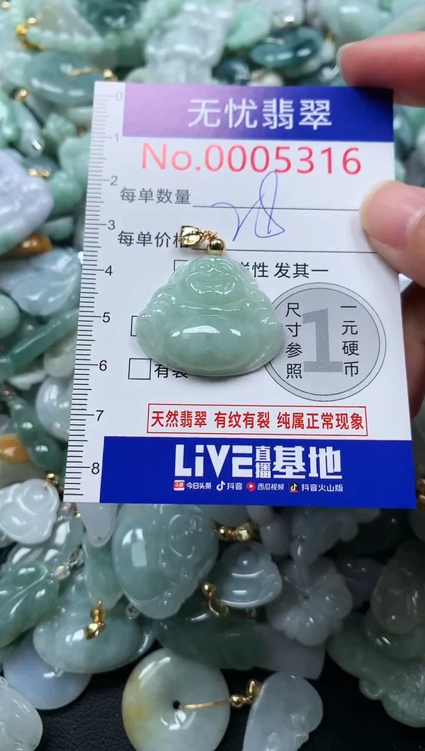 颈饰未镶嵌翡翠5316