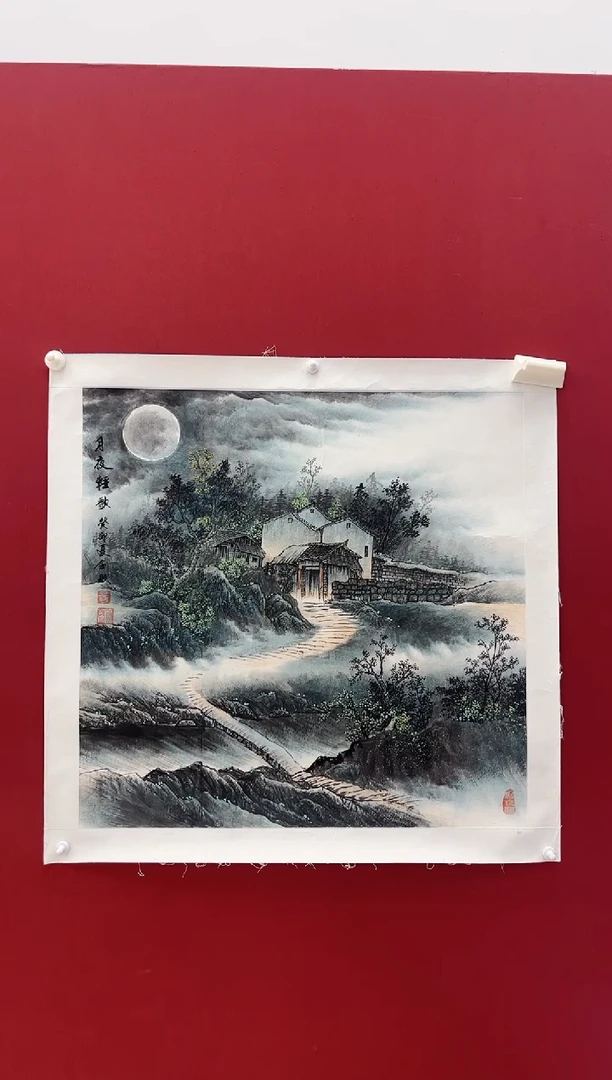 国画易建赋老师画作