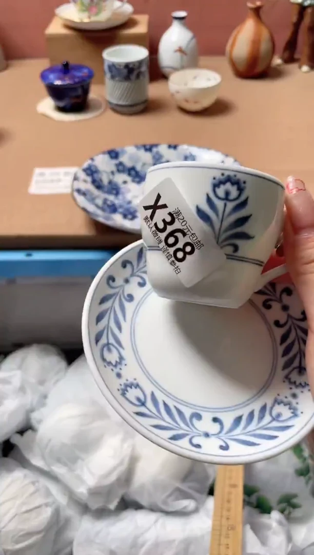 瓷片楼**白瓷器瓷器X368