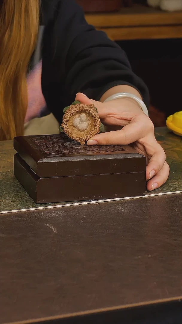 紫砂茶宠万成双鸟窝