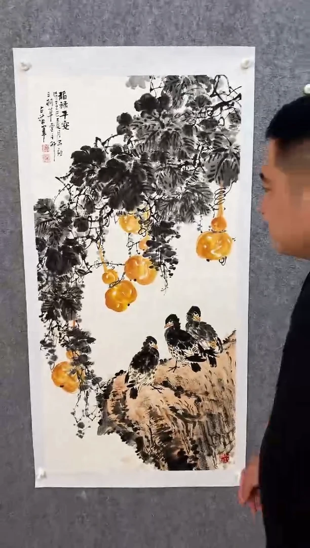 国画ST-WZH-花鸟绘画作品