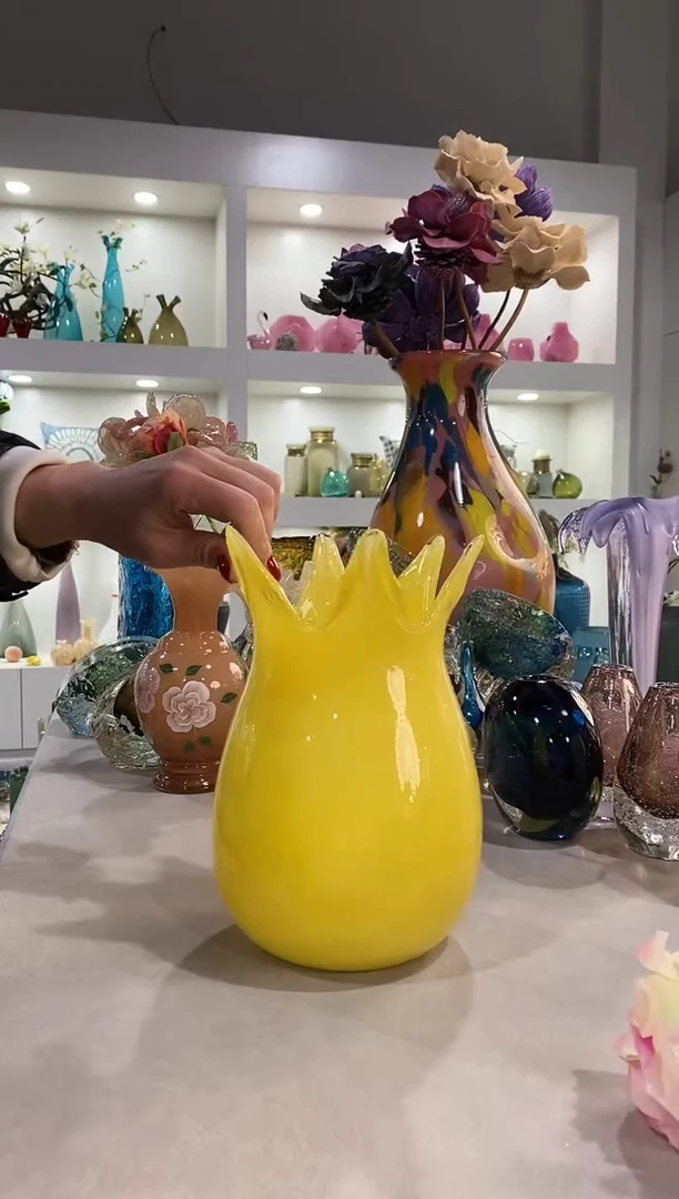 慕忆家手作琉璃花瓶