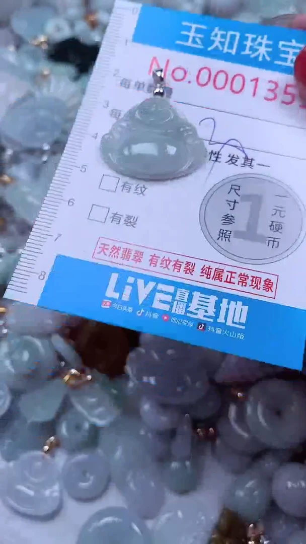 吊坠(不含链)未镶嵌翡翠1359