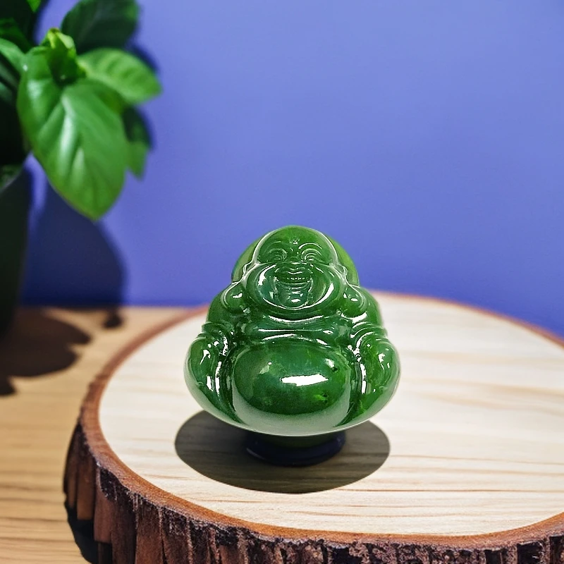 天然和田玉 碧玉佛公 1289