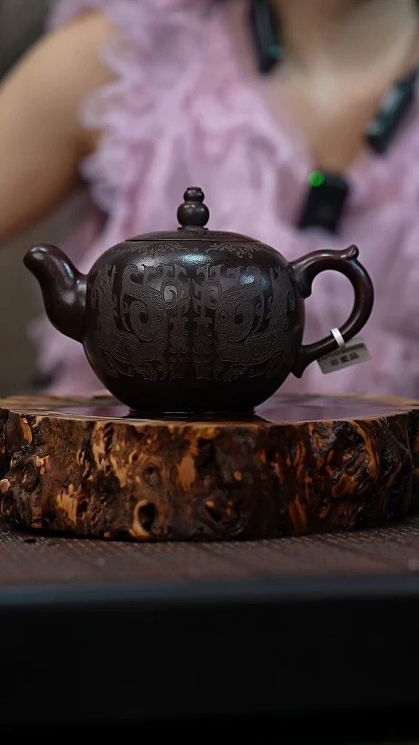 茶壶紫砂宜兴岁颐传砂原矿全手12