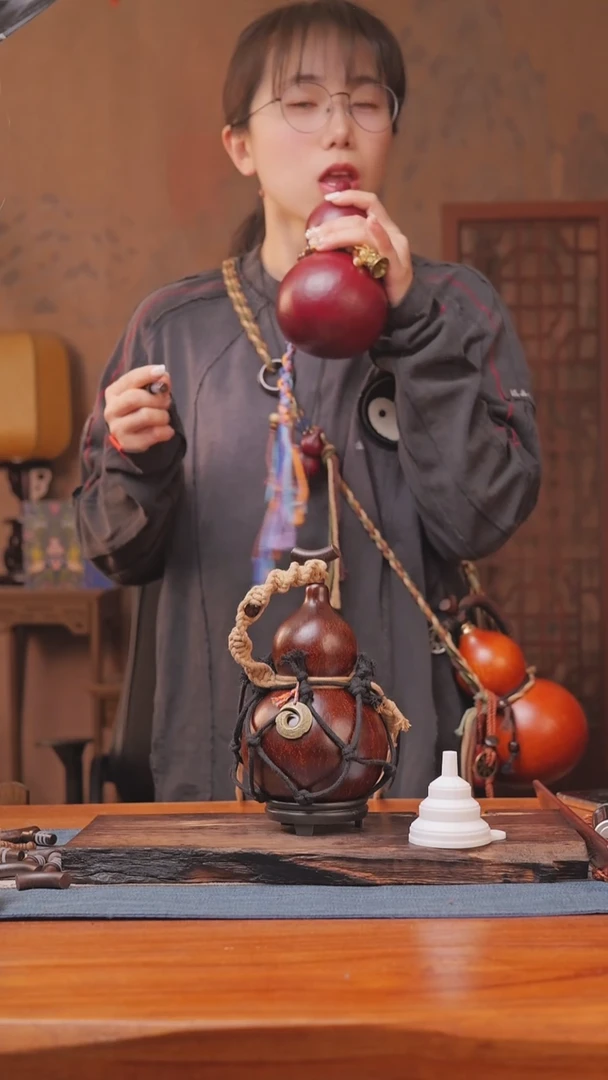 526号链接精品大漆葫芦现货现发[一物一拍]