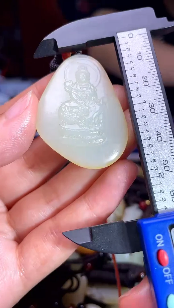 和田玉未镶嵌挂件1