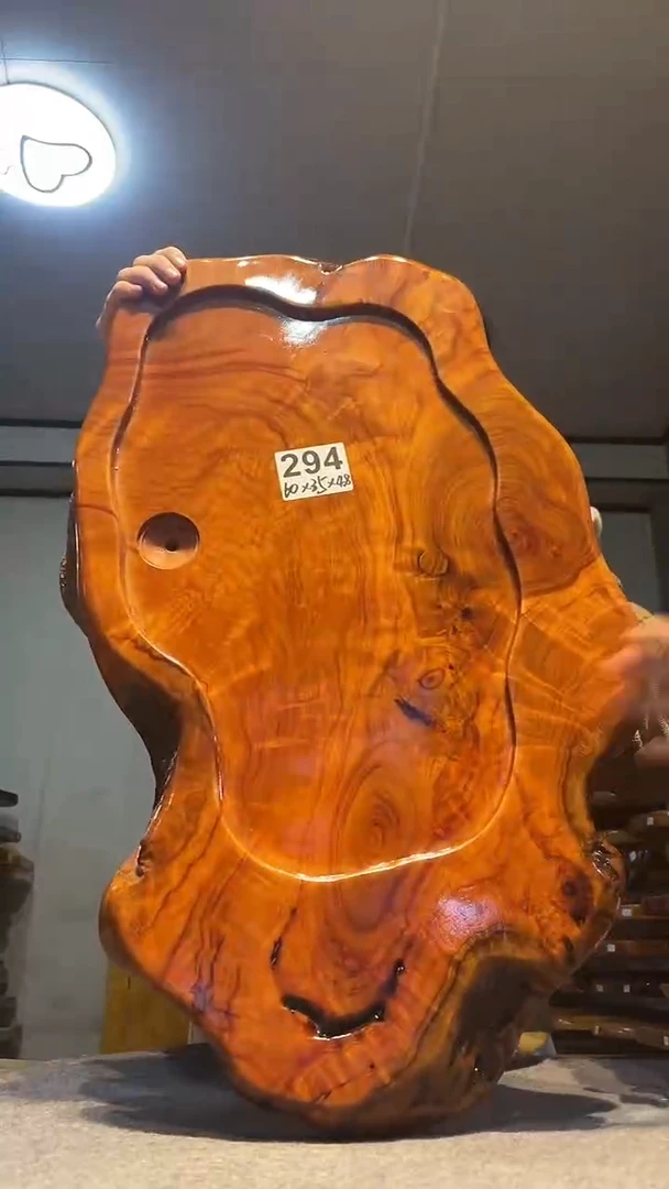 实木原木茶盘 一物一拍(不含配件）