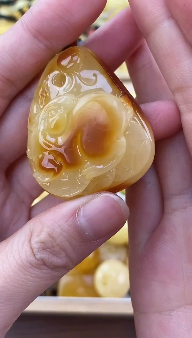 裸石琥珀未镶嵌天然琥珀蜜蜡