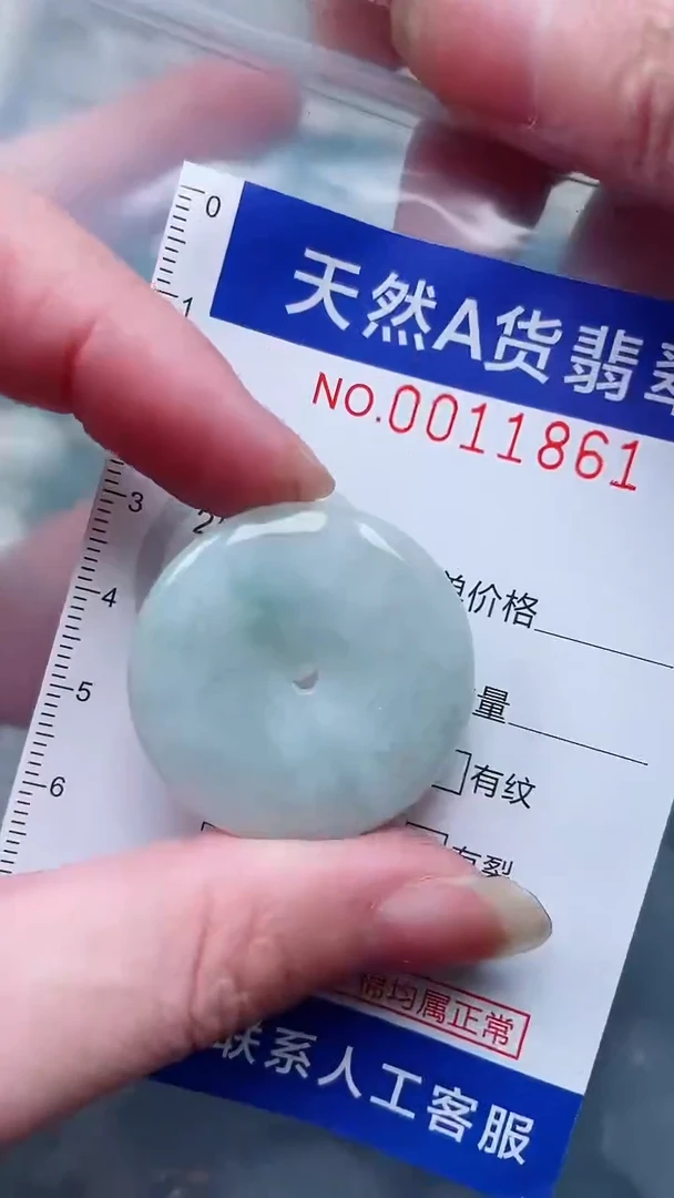 翡翠未镶嵌吊坠(不含链)1