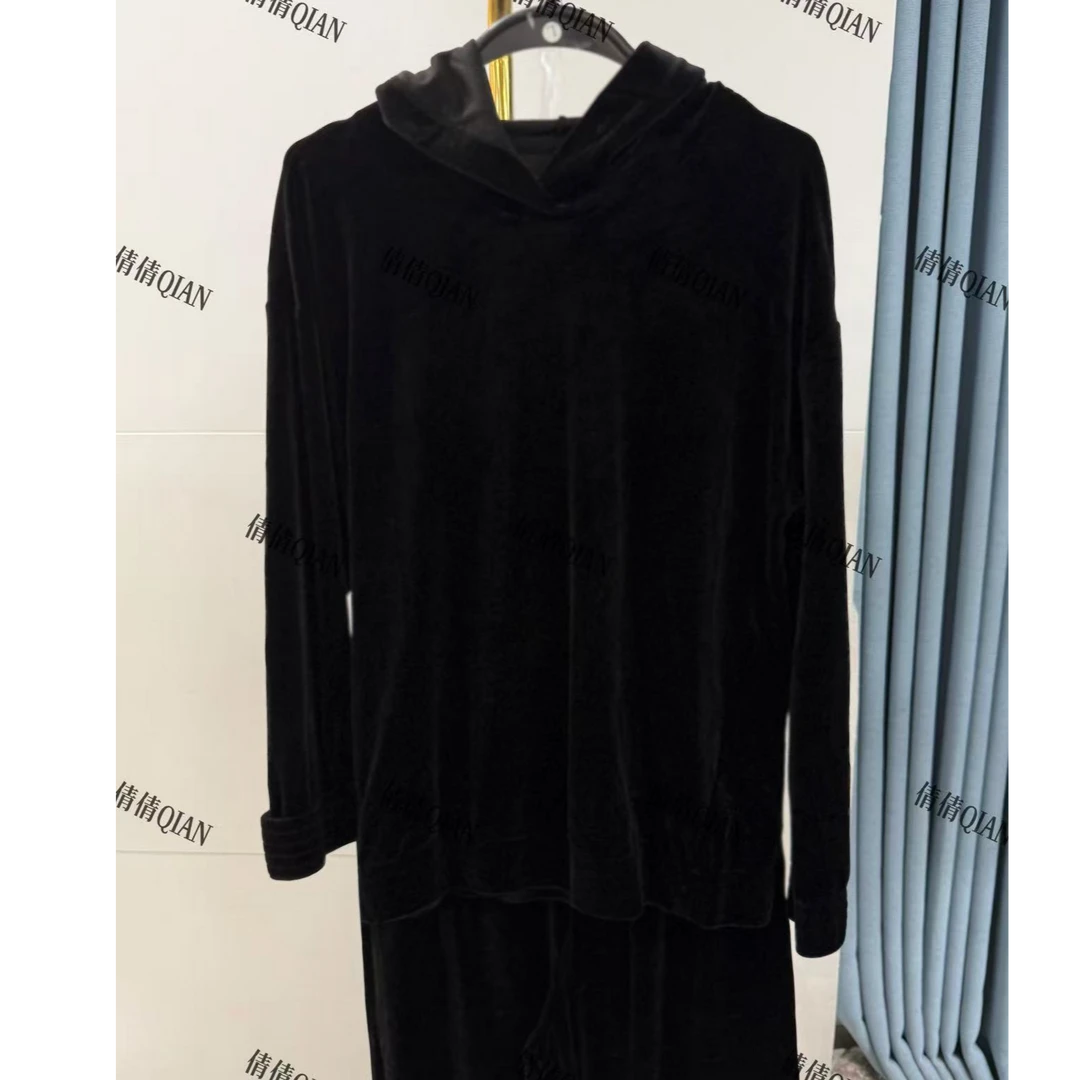 休闲款绒感长袖套装（GP055）