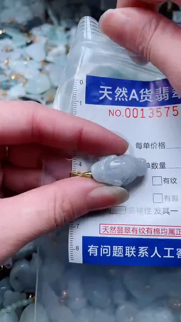 翡翠未镶嵌吊坠(不含链)1