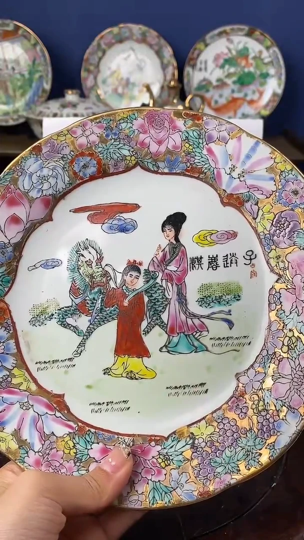 瓷片微瑕景德镇窑厂瓷摆件单件