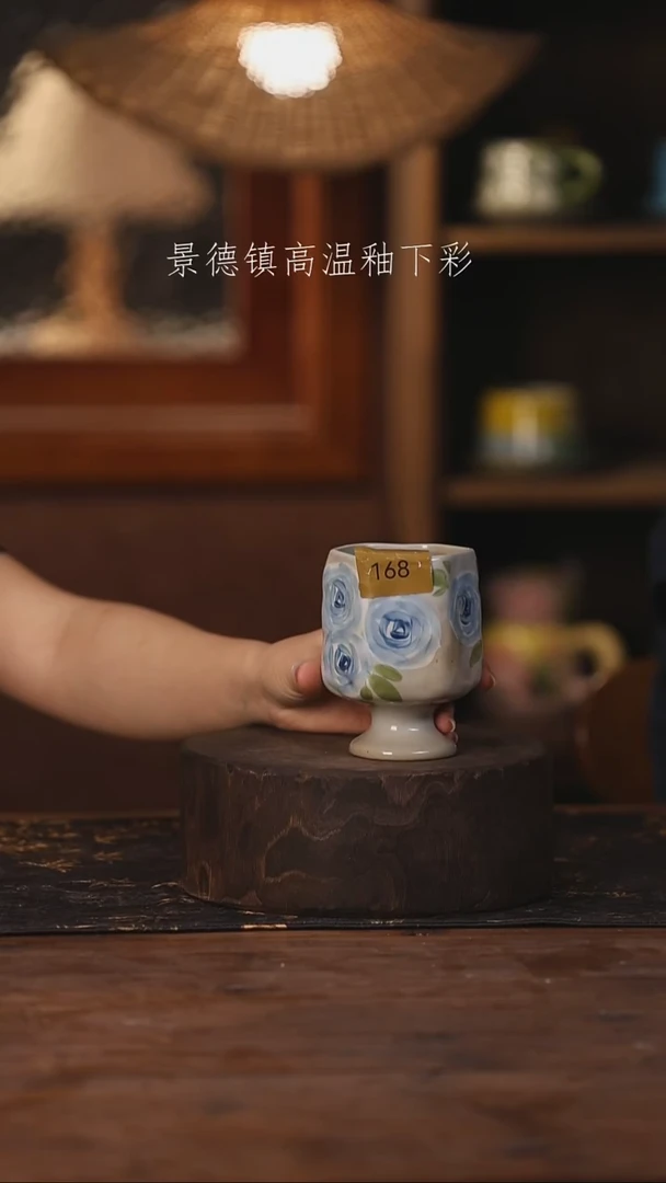 陶瓷景德镇高温釉下手绘陶瓷168