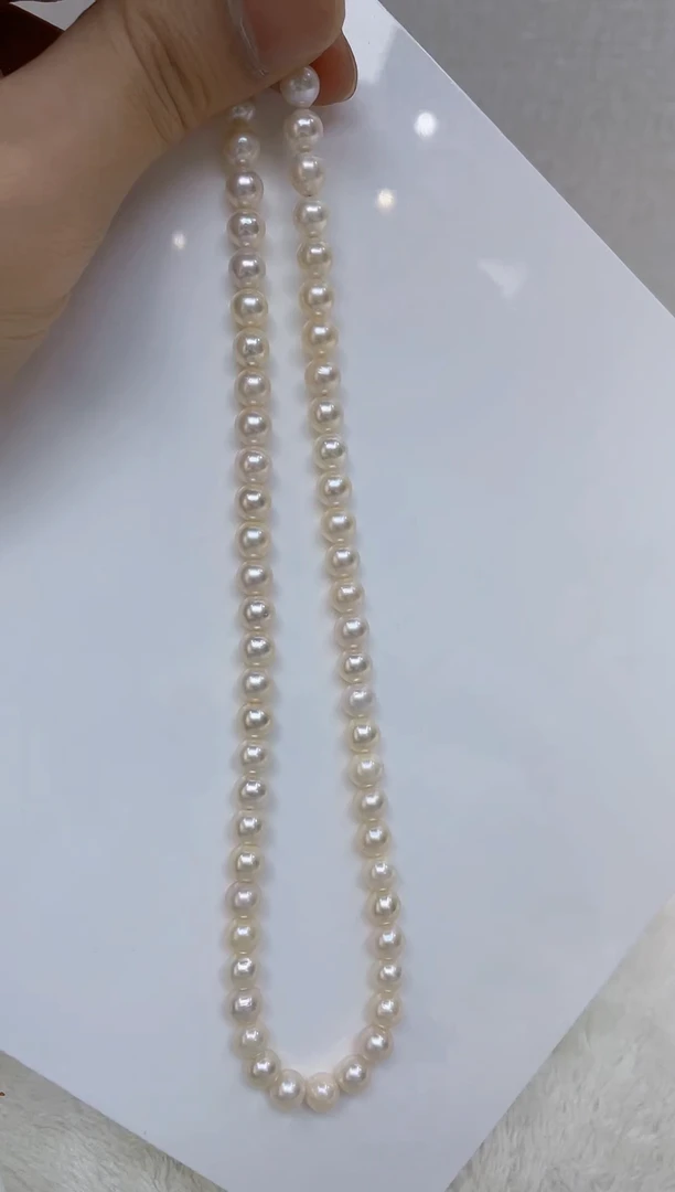 海水珍珠银S925镶嵌颈饰