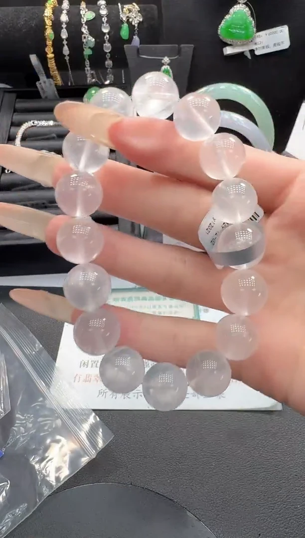 未镶嵌手串烟晶水晶珠串