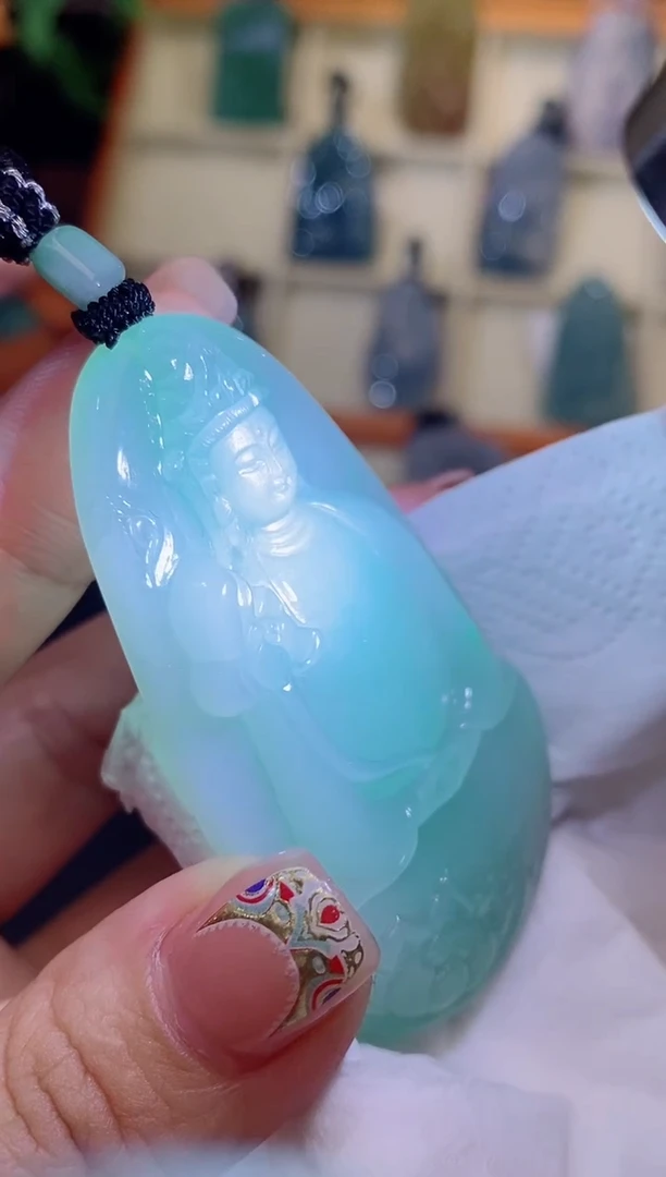 颈饰未镶嵌翡翠缅甸天然翡翠