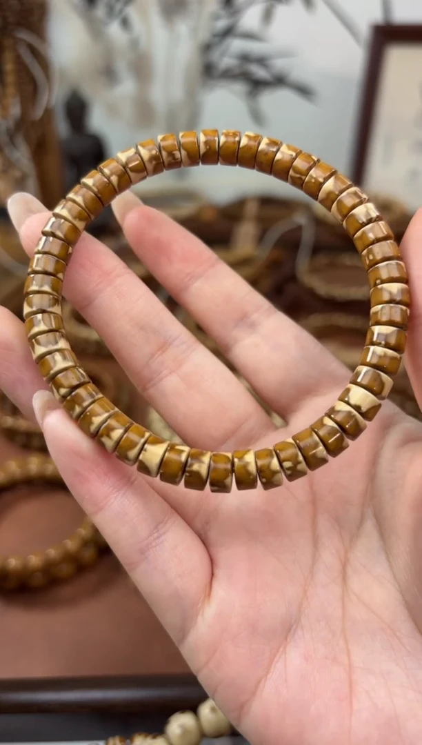 手串紫金鼠7*4纯肉鼠尖紫金鼠花皮药片