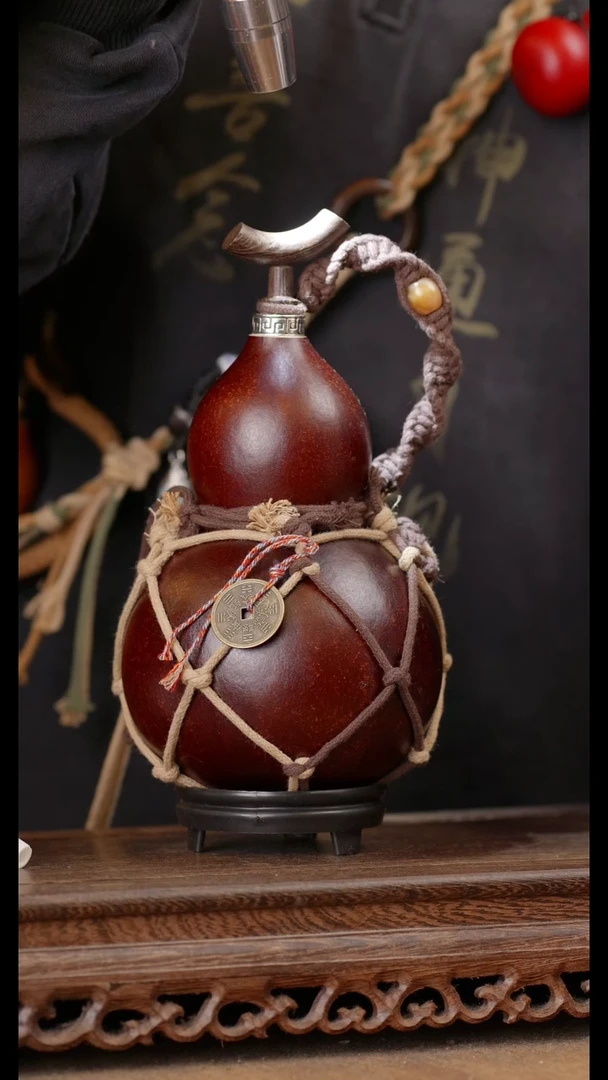 211号精品天然大漆酒葫芦一物一拍~