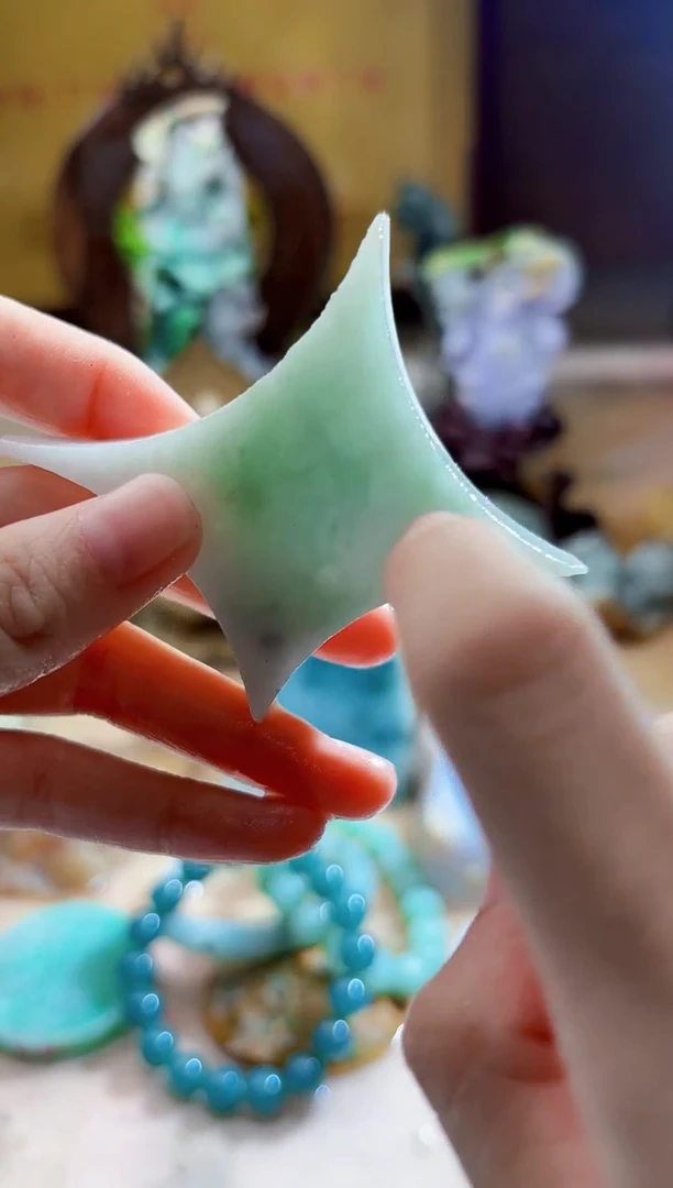 翡翠挂件未镶嵌A货柠优3482