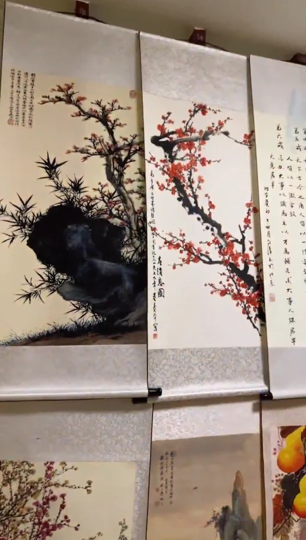 竖款三幅画 清仓处理 所见即所得