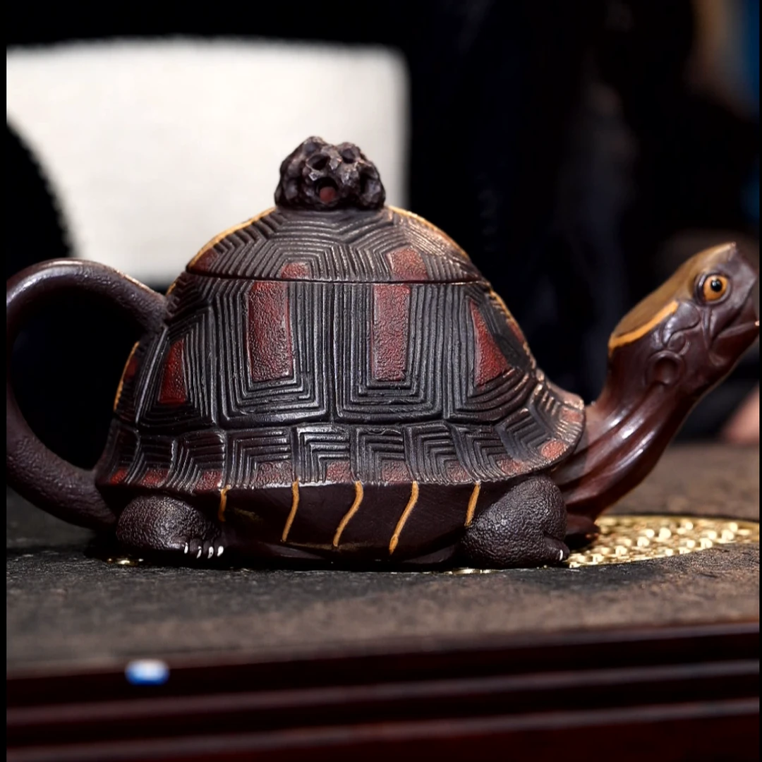 B65仿生富甲紫砂壶