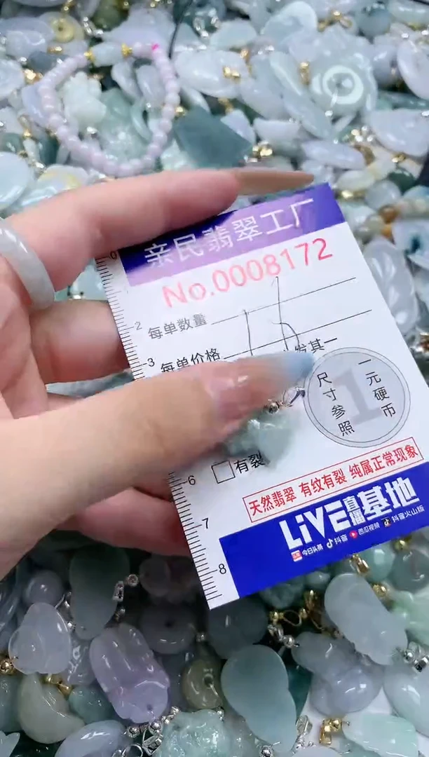 翡翠未镶嵌吊坠(不含链)8172