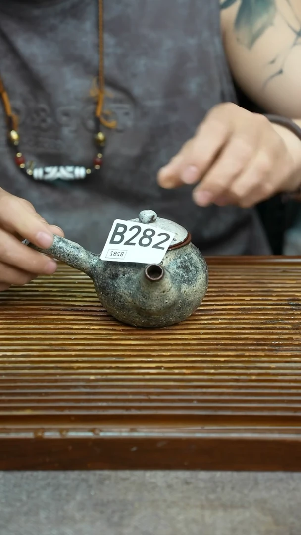 万古烧粗陶手工茶具