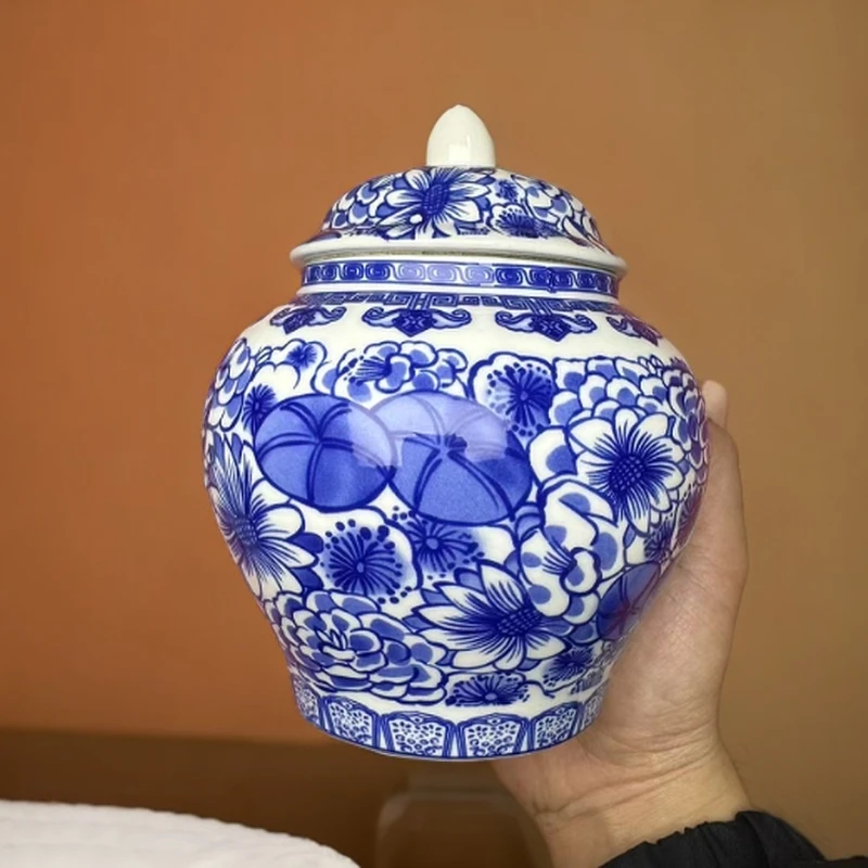 高端万花将军茶叶罐