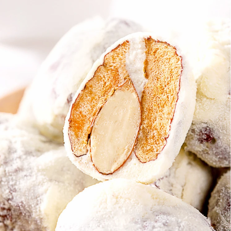 新疆西域皇后奶味浓郁香软无核巴旦木奶枣奶香开袋即食500克包邮