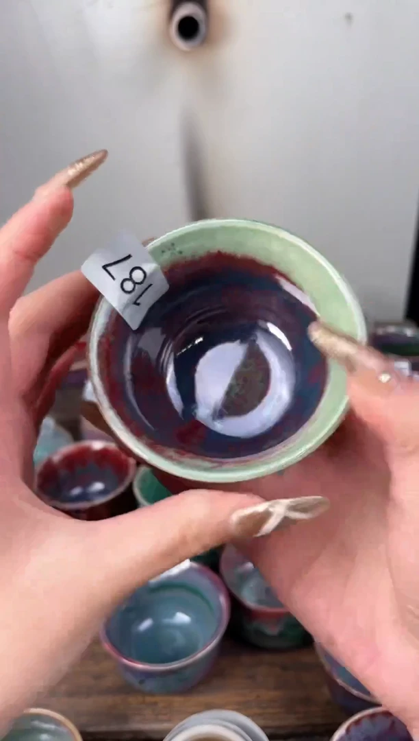 【闪购商品】摆件钧瓷手工茶器窑变