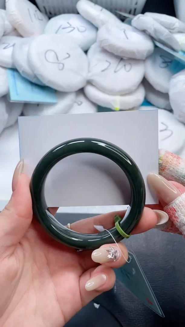 【闪购商品】和田玉手镯未镶嵌3-V78-55